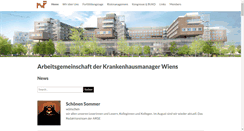 Desktop Screenshot of krankenhaus-management-wien.at
